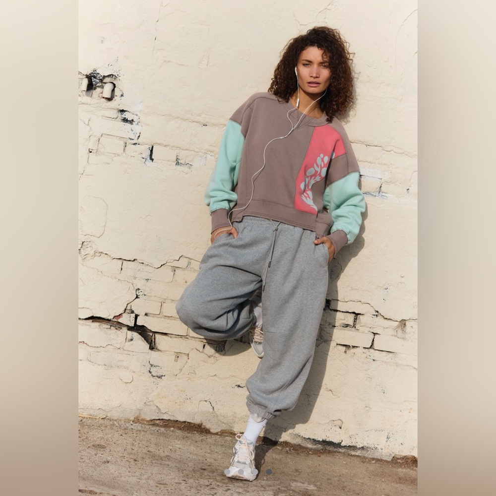 Free People Movement Intercept Logo Pullover